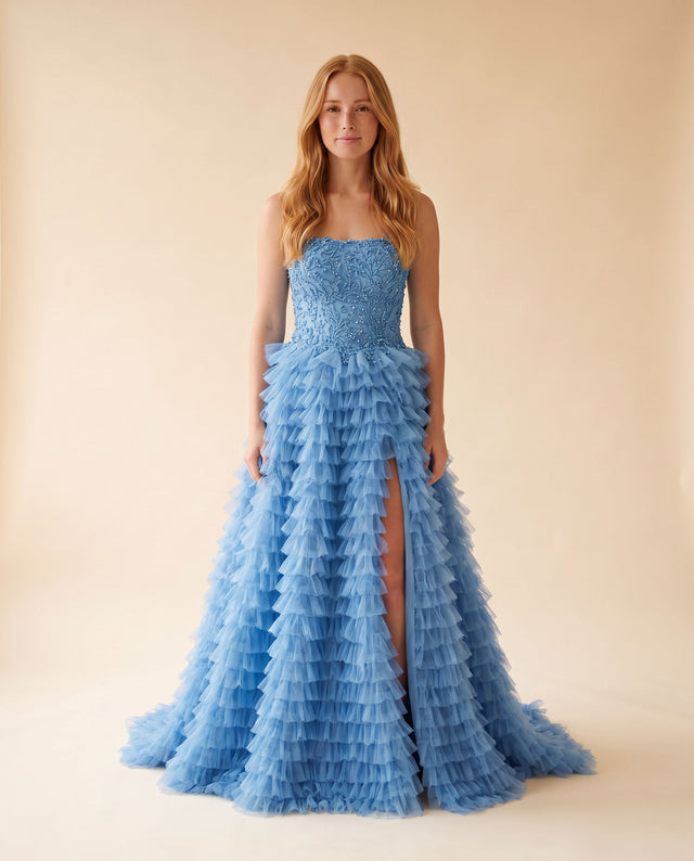Robe Corset Bleu Poudre
