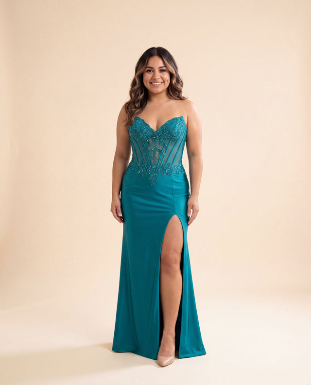 Teal Gown