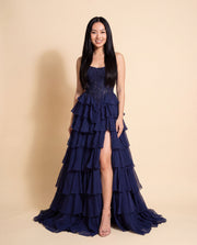 Robe Corset Marine