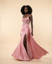 Robe Corset Rose Pâle