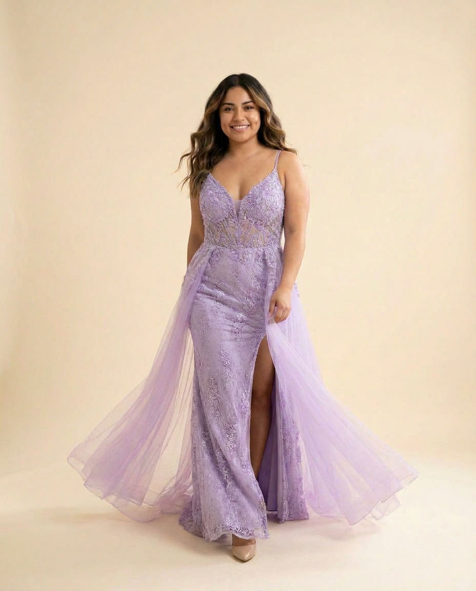 Robe Sirène Lilas