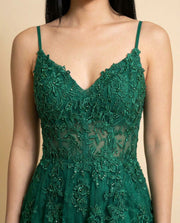 Mermaid Gown Emerald