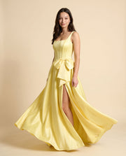 Robe princesse avec boucle Jaune