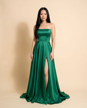 Robe Bustier Émeraude