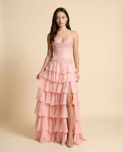 Robe à volants Blush