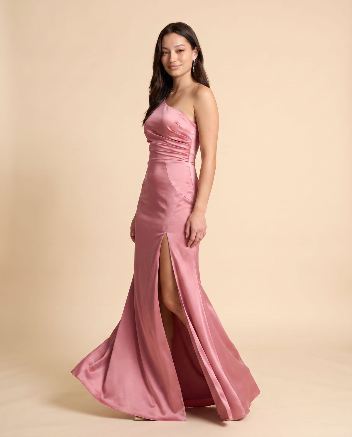 Robe Dos Ouvert Rose Flamboyant