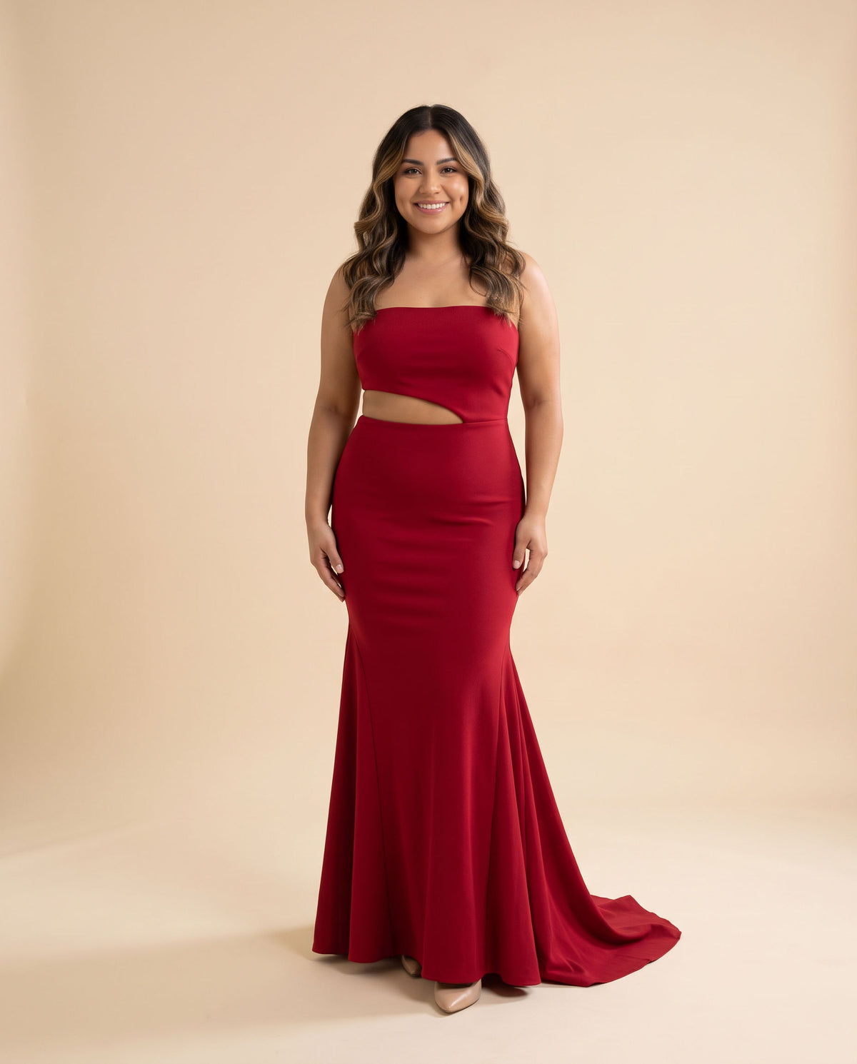 Robe Ajustée Cerise