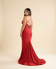 Robe Scintillante Rose Flash