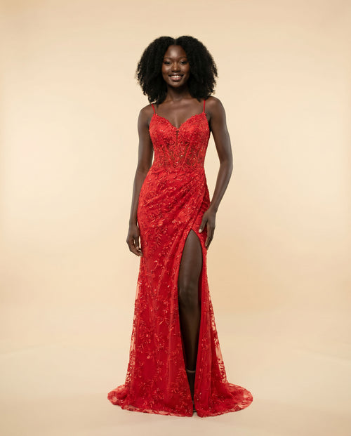 Ellie Wilde - Robe Strawberry - Rouge