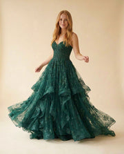 Robe à Étages Émeraude