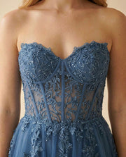 Robe Dos Nu Ardoise