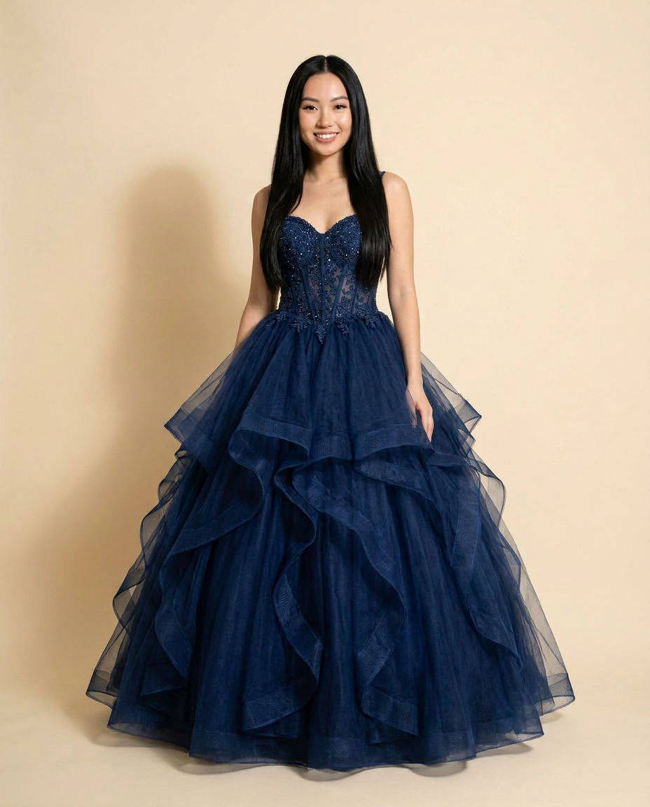 Princess Gown Navy