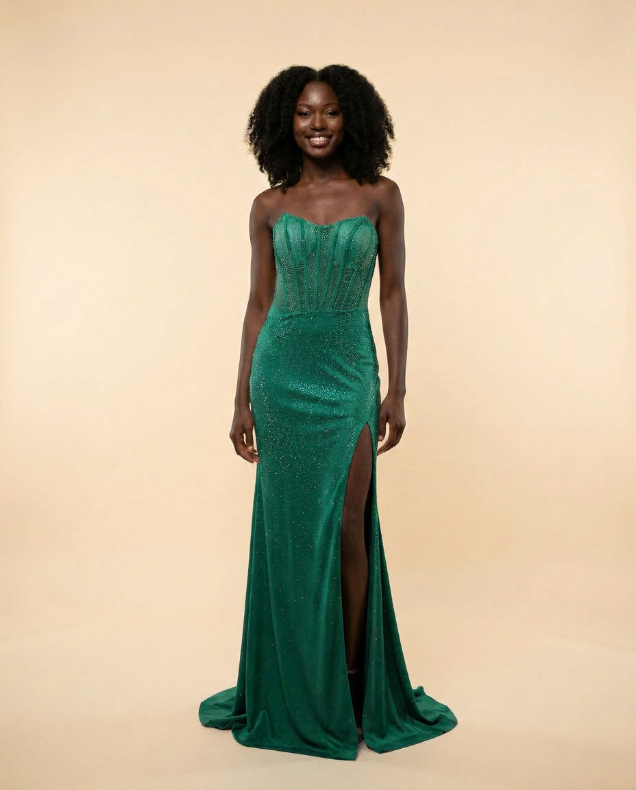 Robe Sirène Émeraude