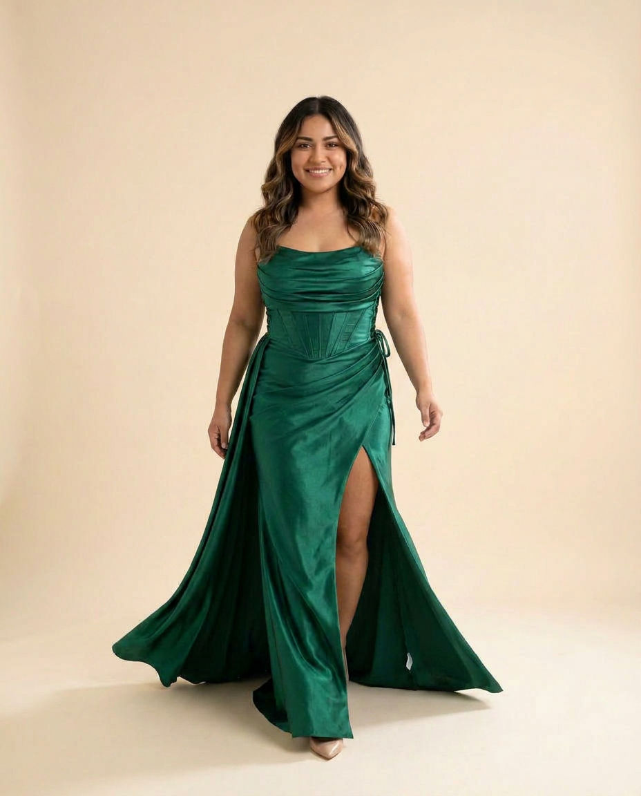 Mermaid Gown Emerald