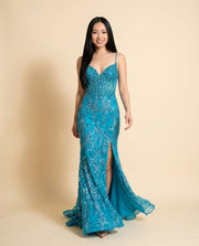 Robe Bleu Céruléen