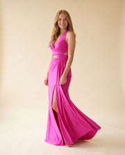 Robe En Jersey Fuchsia