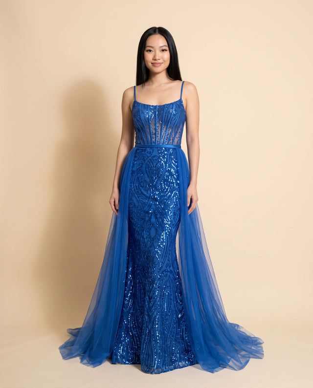 Robe Bleu Givré