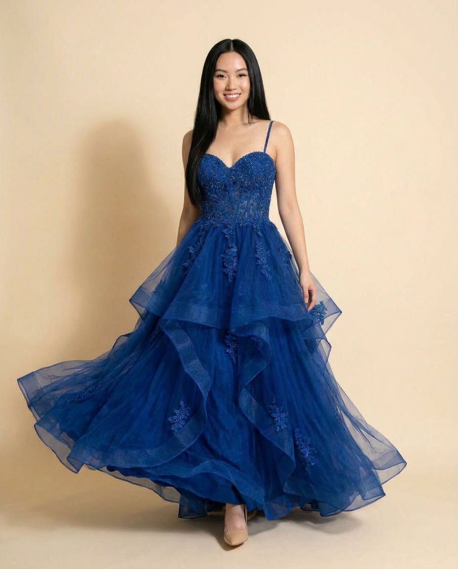 Princess Gown Royal Blue