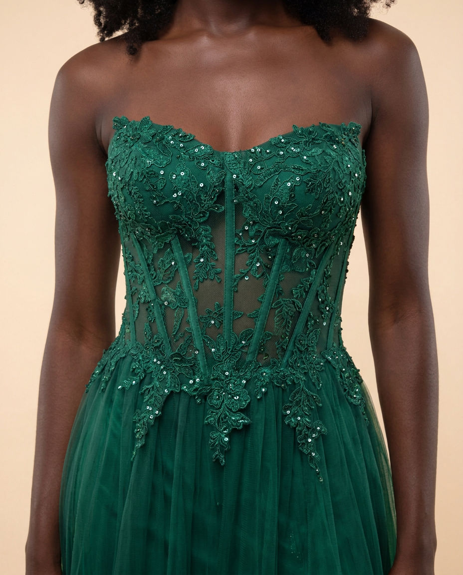 Robe Corset Émeraude