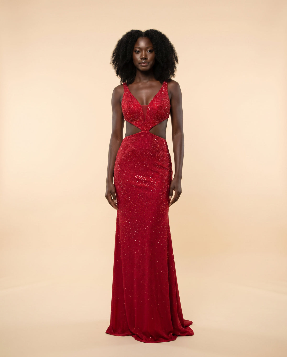 Robe Brillante Rouge