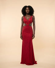 Robe Brillante Rouge
