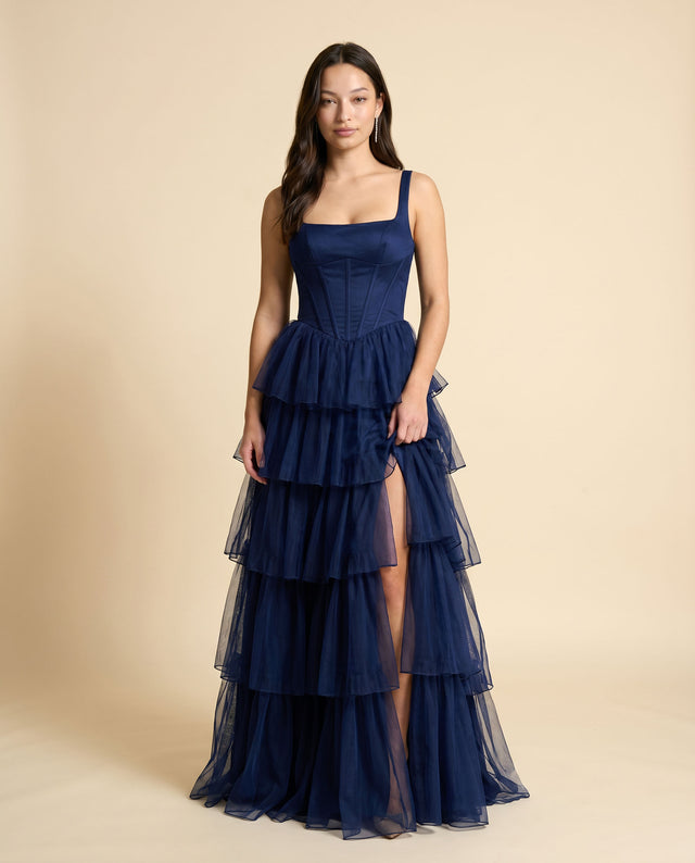 Robe à étages marine
