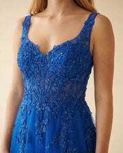 Robe Sirène Bleu Royal
