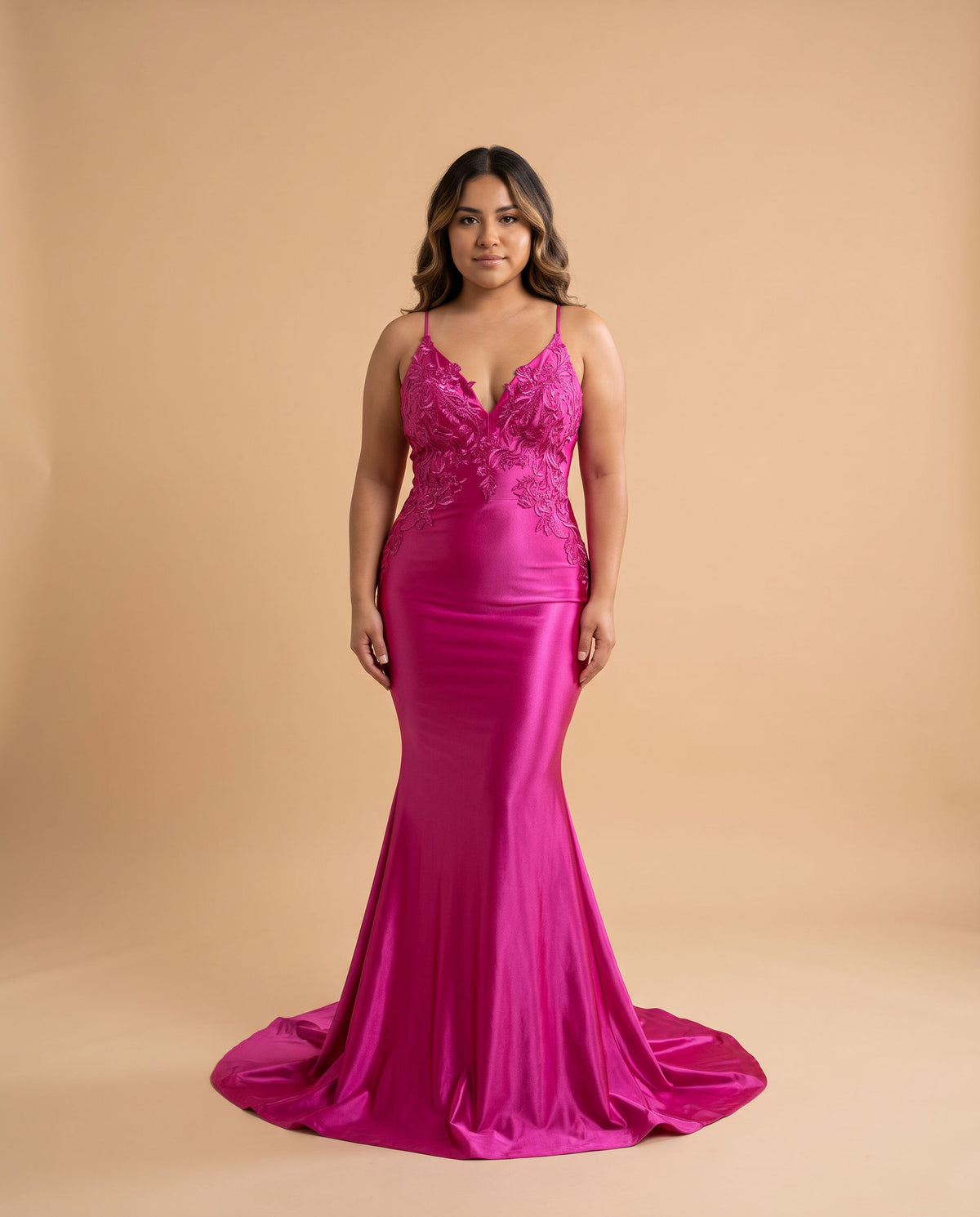 Robe Sirène Rose Fuchia