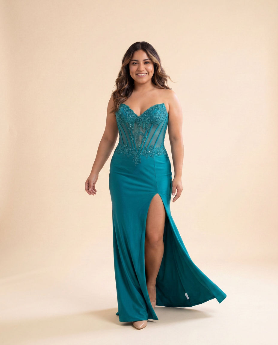 Teal Gown
