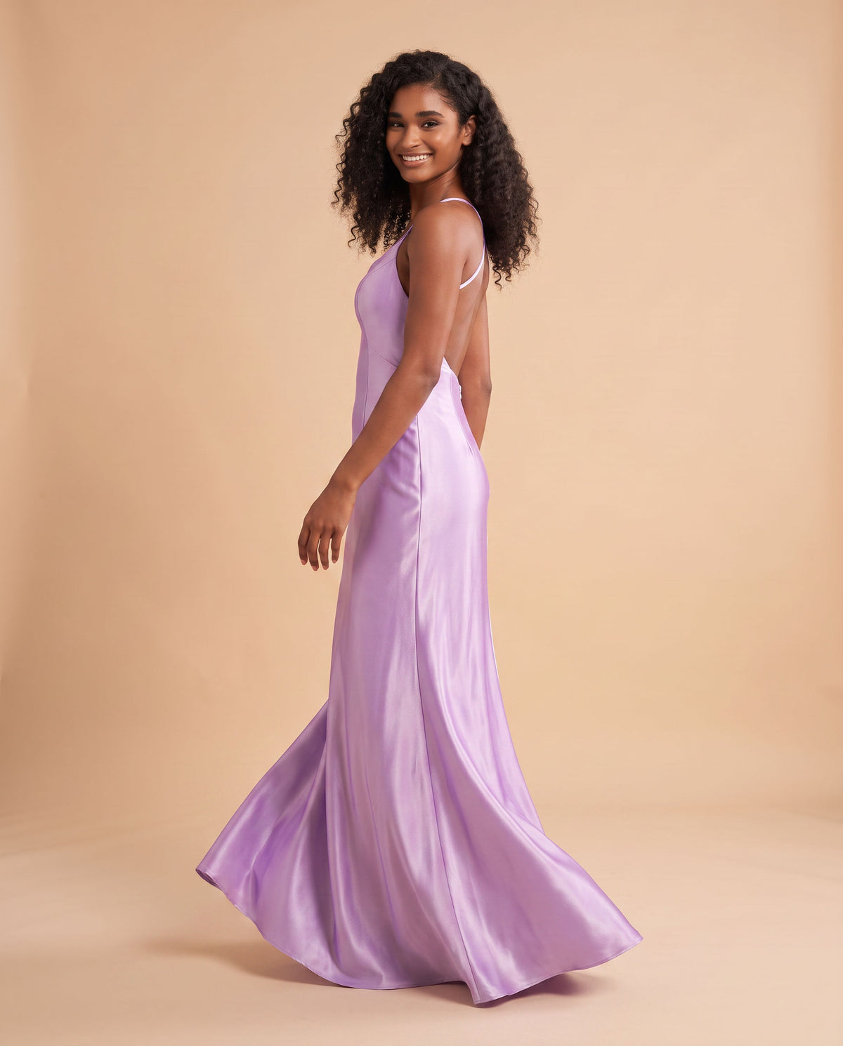 Robe Effet Corset Lilas
