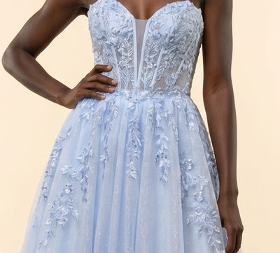 Robe Corset Bleu Glacial