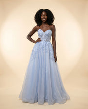Robe Corset Bleu Glacial