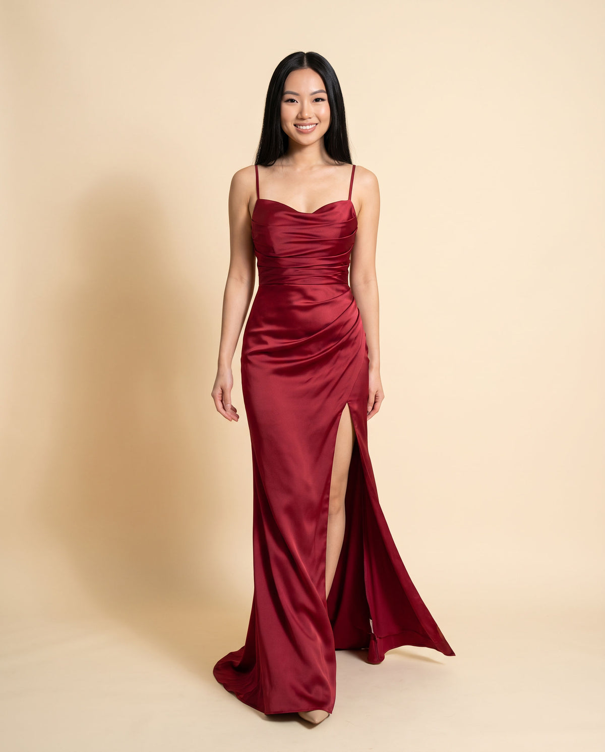 Robe ajustée extensible Bourgogne