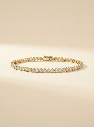 Bracelet Tennis Cristal Or