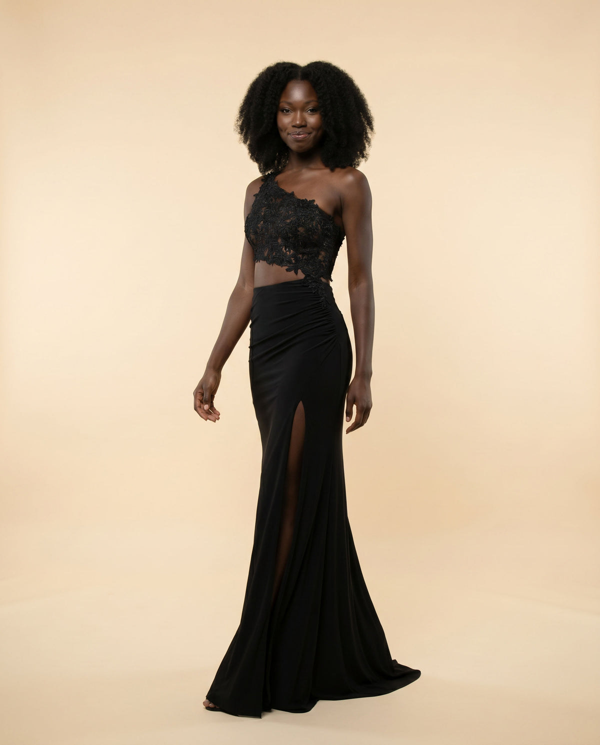 Robe Asymetrique Noire