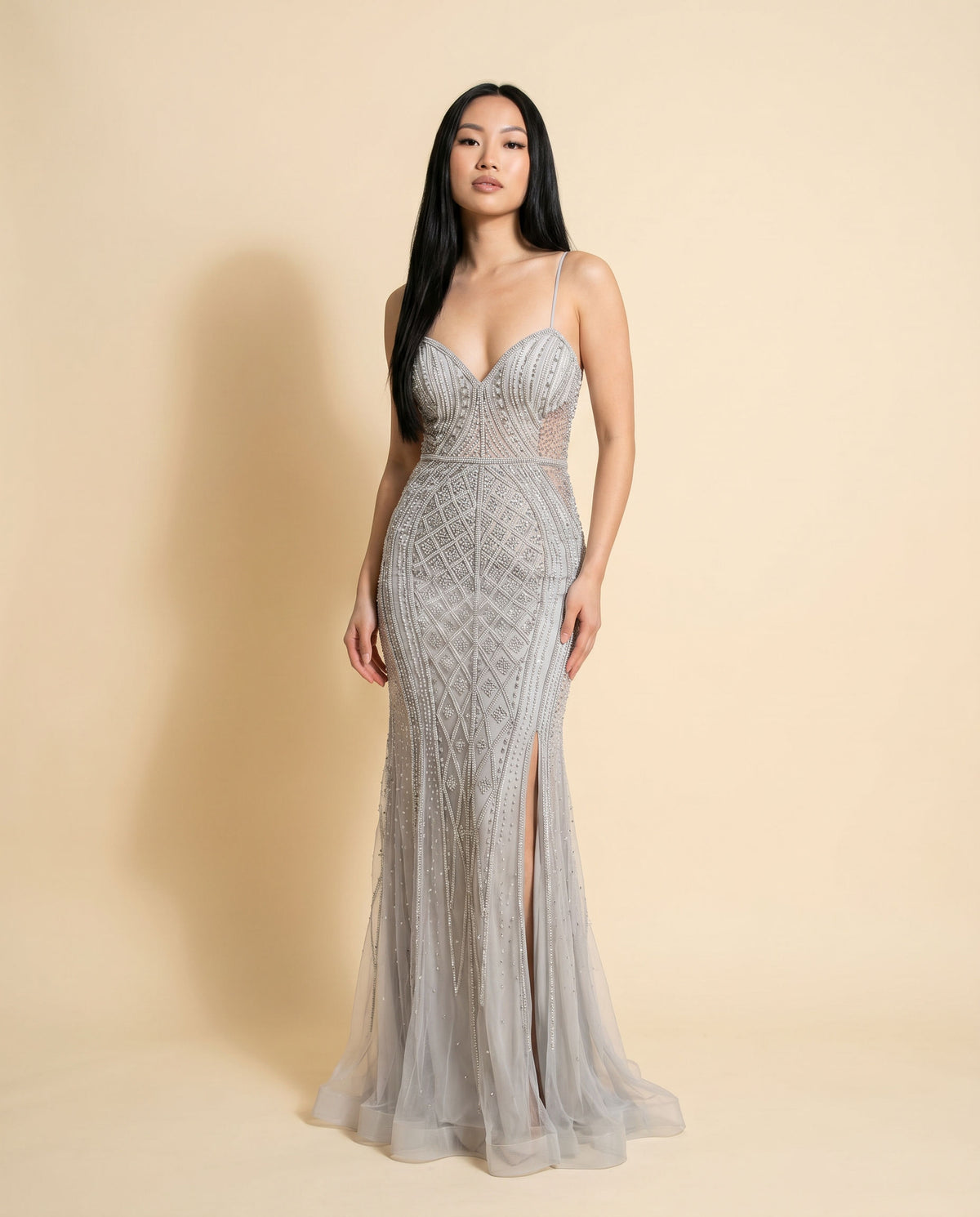 Robe Sirène Argent