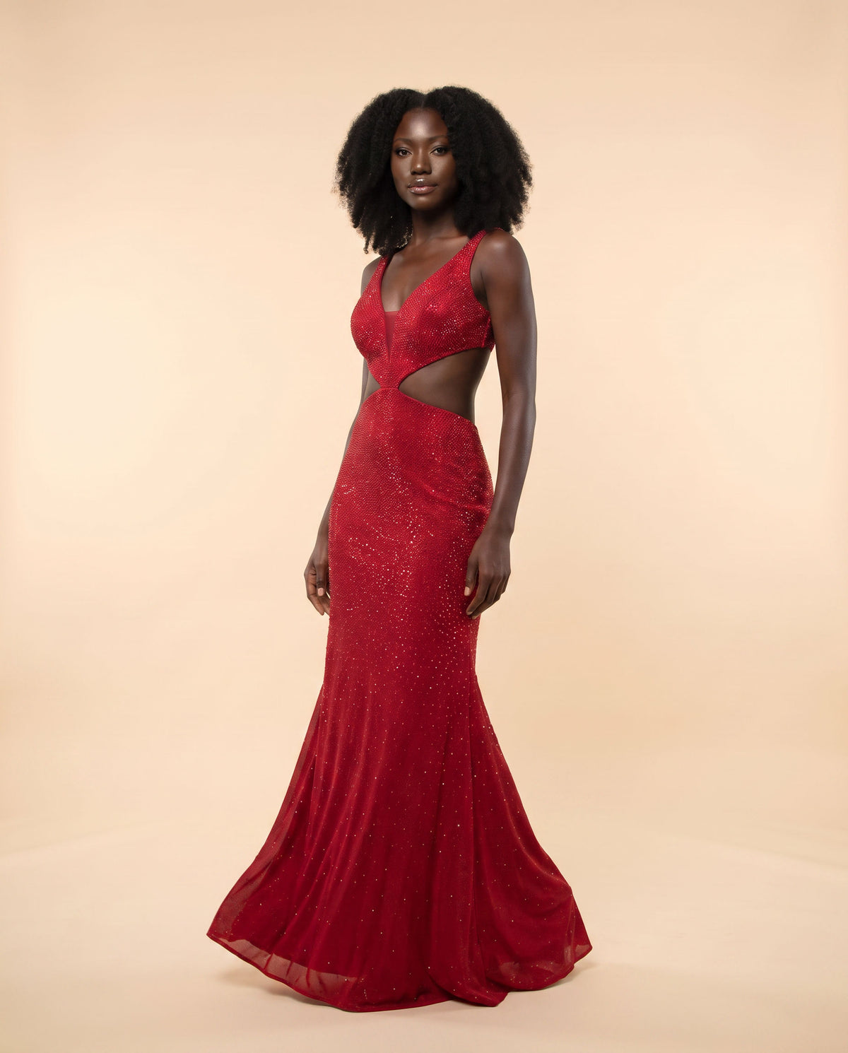 Robe Brillante Rouge