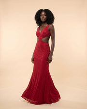 Robe Brillante Rouge