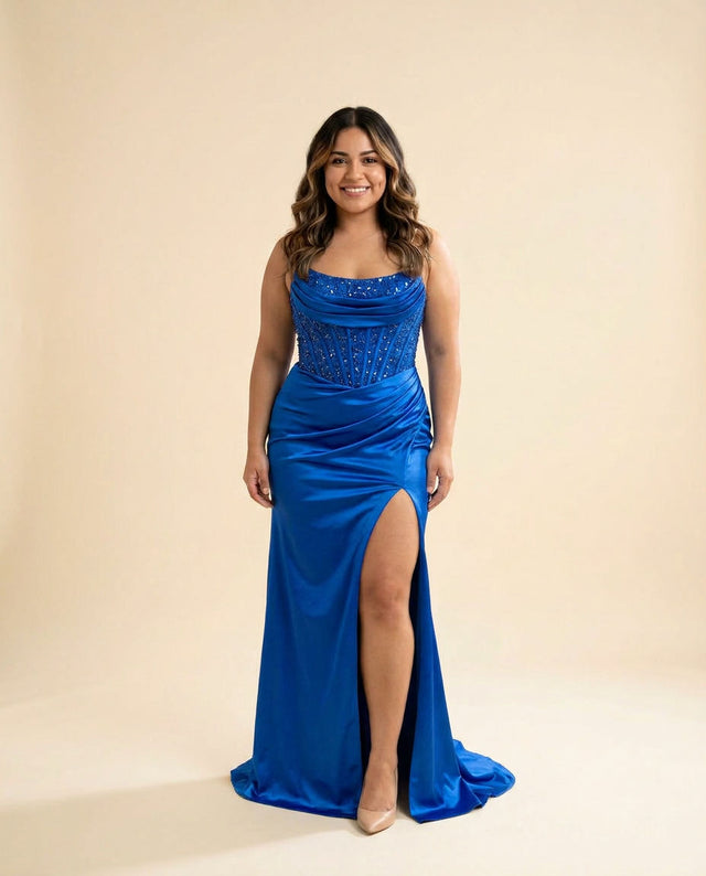 A1753 Robe Royal Blue