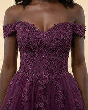 Princess Gown Plum