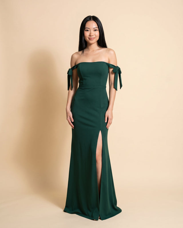 Robe Ajusté Verte Forest