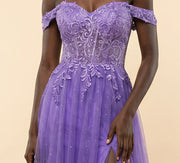 Robe Off-the-shoulder Iris