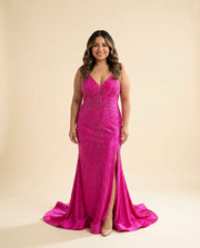 Robe Sirène Fuchsia