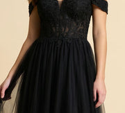 Robe En Tulle Noire