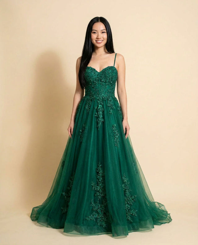 Robe Corset Émeraude
