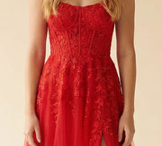 Robe En Tulle Avec Fleurs Émeraude