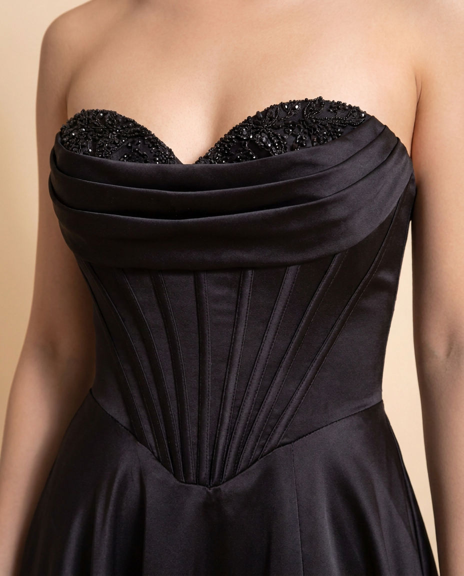Robe Corset Noire