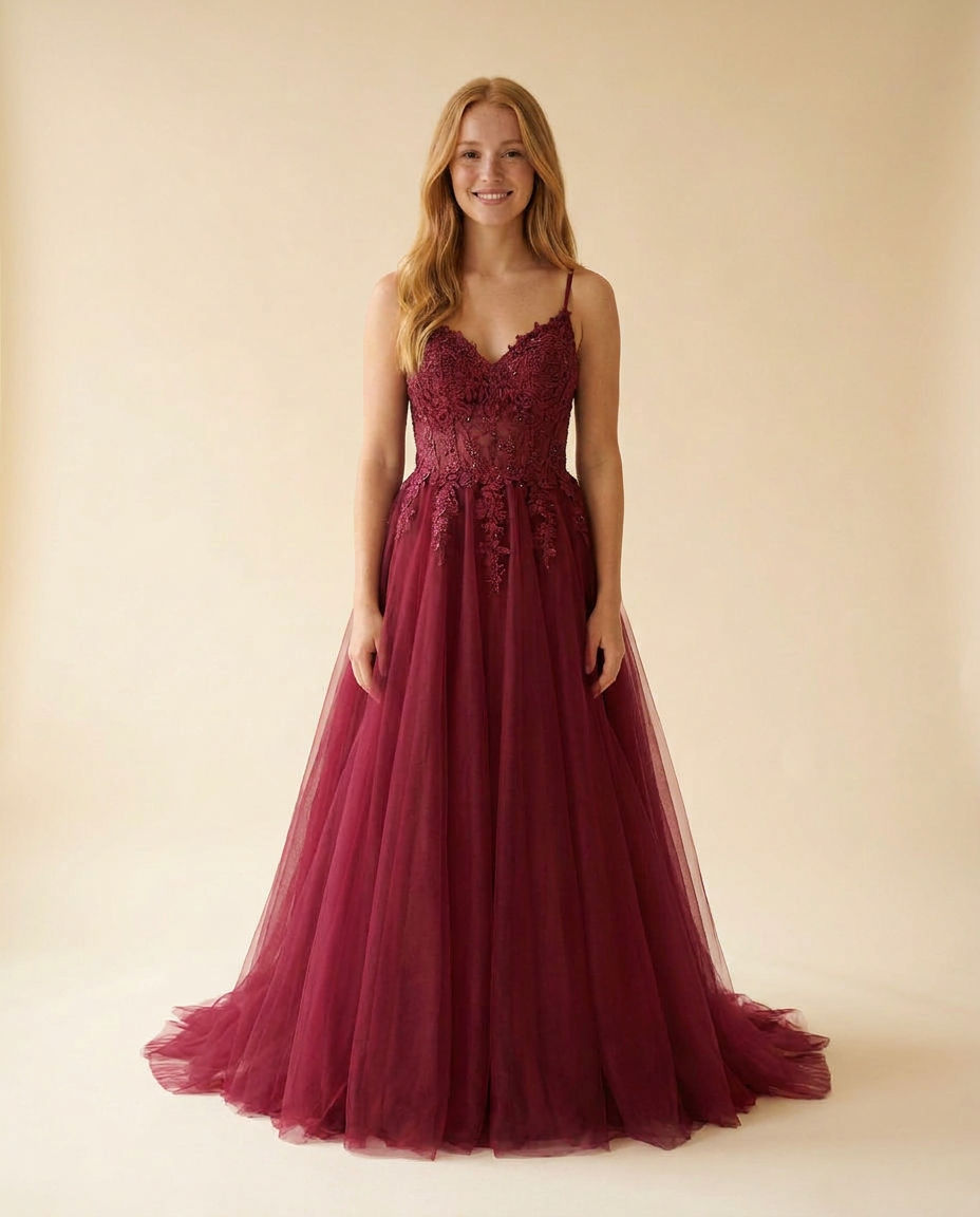 Robe Dos Ouvert Bourgogne