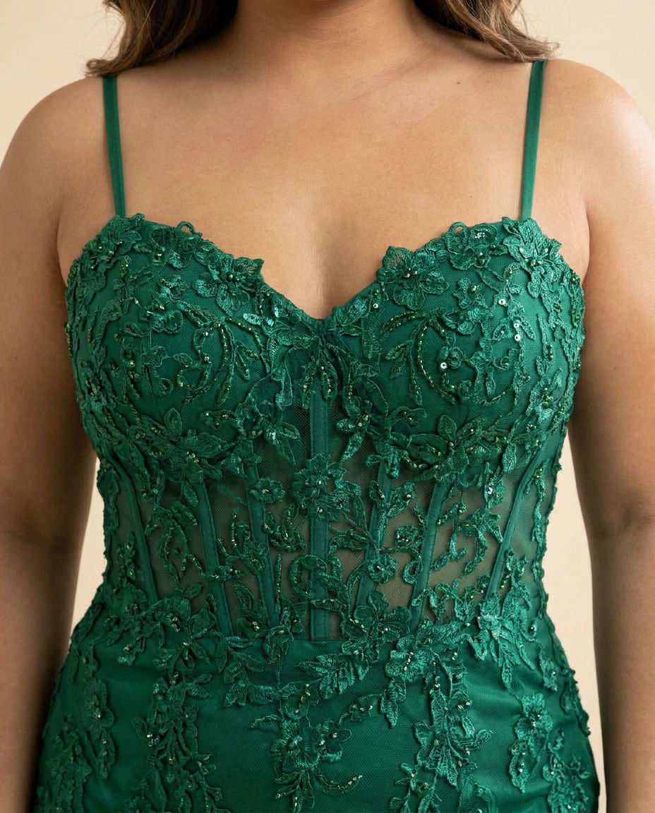 Mermaid Gown Emerald