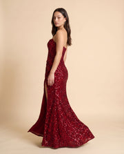Robe Corset Rouge